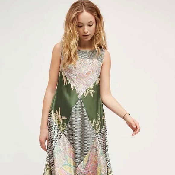 Anthropologie Dresses & Skirts - NEW❗️Anthropology TINY green dress